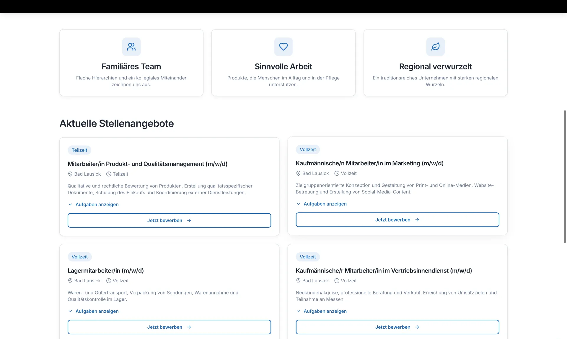 Das Karriereportal, das Bewerber überzeugt.