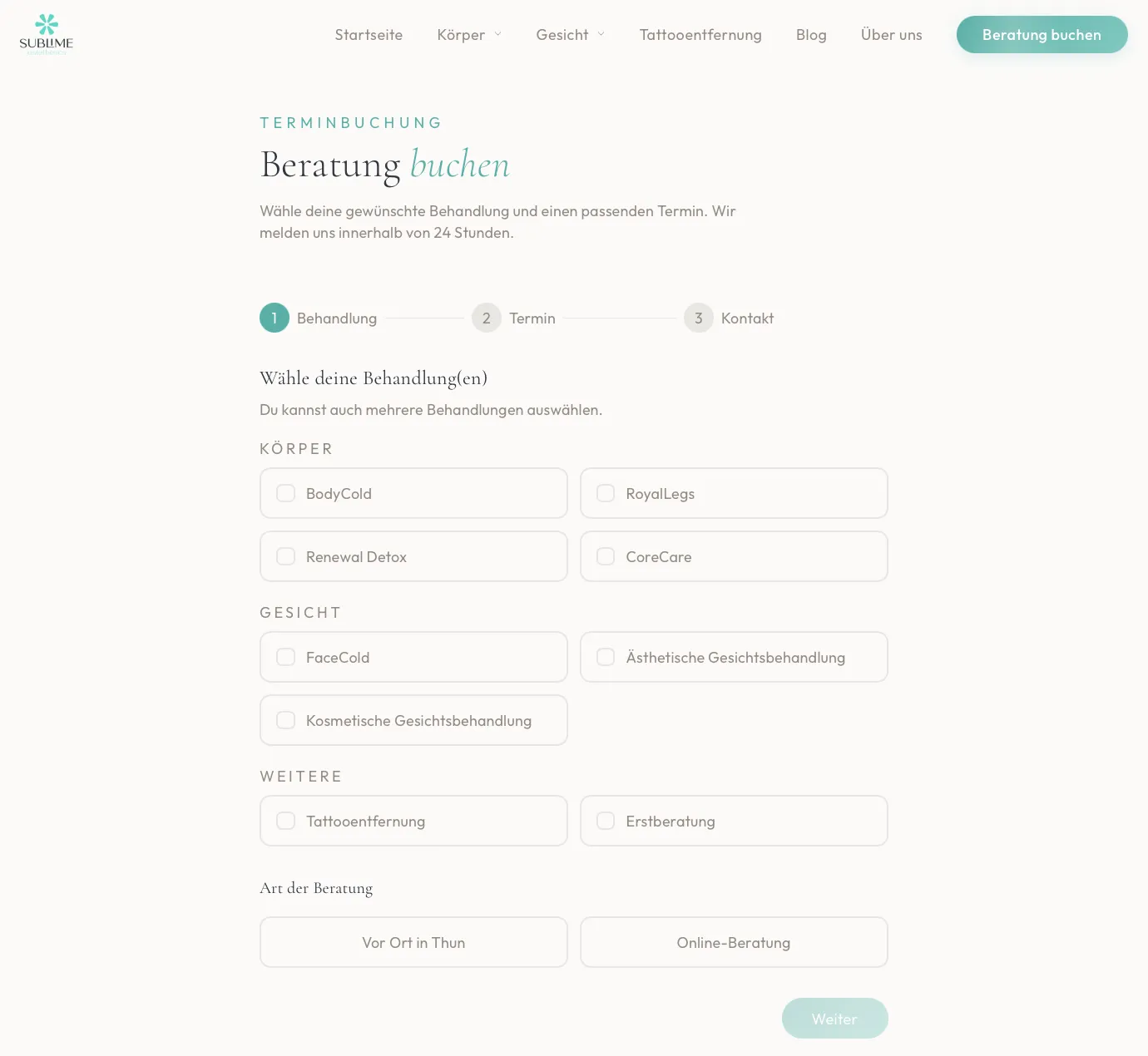Das Booking